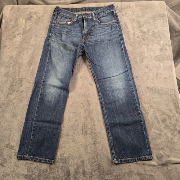 Levi's Other - Levis 505 Jeans Men's 33x30 Blue‎ Denim Medium Wash Regular Fit Straight Leg